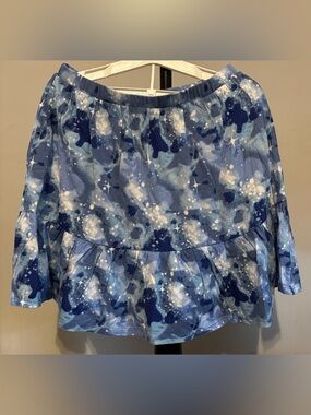Lands' End Girls XL 14 16 Skort Ruffled Pockets Elastic Waist
Shorts Stary Blue